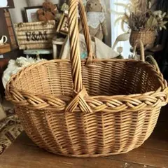 ★フランスアンティークバスケット★ フランスアンティークバスケット ブロカント