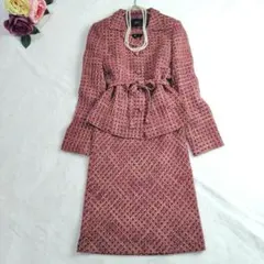 ツイードワンピース スーツ