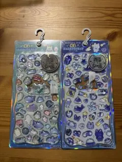 【新品未開封】光るジュエルプチドロップシールストーン付き　２枚セット