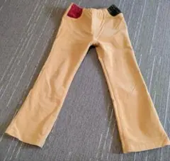 中古　MIKI HOUSE　コーデュロイ ベージュ ロングパンツ 130