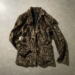 00s archive y2k レオパード ジャケット スカル 平成 ギャル男