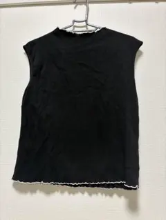 GU ノースリーブ メロウネック ブラック XL