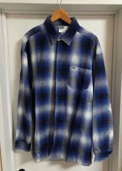 キャルトップ　オンブレ　L　シャツ