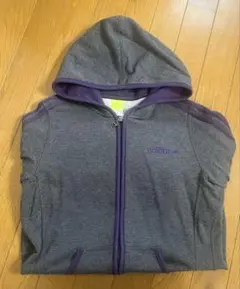 adidas グレー フルジップパーカー M