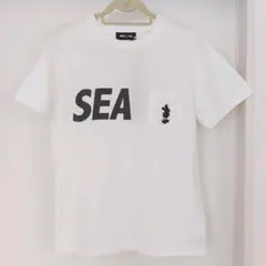 WIND AND SEA Tシャツ ミッキー ポケット付 ホワイト　新品・未使用のサムネイル