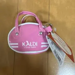 KALDI レトロ　スポーツバッグ　チョコレート　カルディ　ピンクのサムネイル