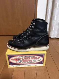 ロンウルフ LONE WOLF ハンター黒　ワークブーツ us8美品 2026年最新】LONE WOLF ハンターブーツの人気アイテム - メルカリ