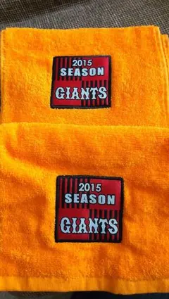 未使用 2015年シーズン GIANTS 応援タオル ２枚 読売巨人軍