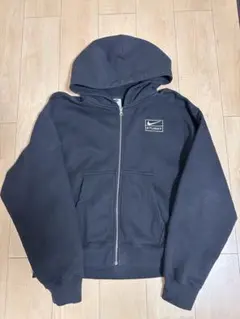 [希少サイズ]stussy nike ジップパーカー ブラック S ナイキ X ステューシー】Nike x Stussy Full Zip Hoodie Black (STUSSY