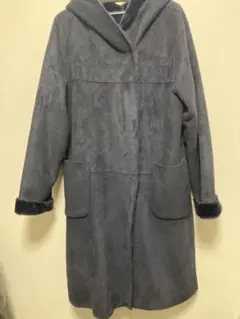 極美品　ロペ　リバーシブル　フェイクムートン　コート