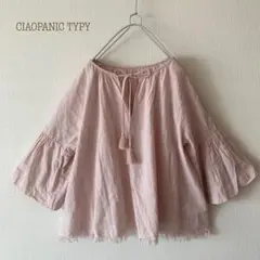 CIAOPANIC TYPY 2WAY綿スラブショルダーレーススキッパーブラウス