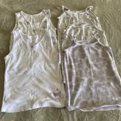 タンクトップ、キャミソール肌着5枚セット