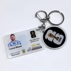 ワールドカップ サッカー選手 メッシ Messi キーホルダー