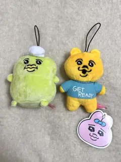 着衣グマ 脱帽カッパ マスコット おぱんちゅうさぎ