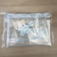 棉花糖般蓬鬆的貓咪 迷你透明化妝包 音符