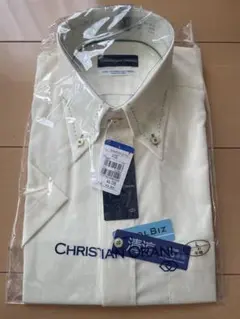 CHRISTIAN ORANI 半袖ドレスシャツ Lサイズ