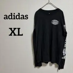 adidas ✨ブラック ロングスリーブ Tシャツ 【XL】