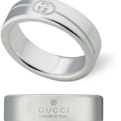GUCCI インターロッキングG チェーンリング Ag925 期間限定 - メルカリ