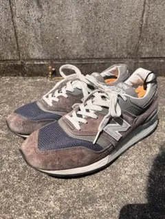 【アメリカ製】New Balance 997 スニーカー グレー/ネイビー