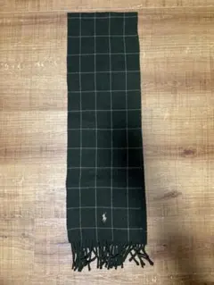 ポロ チェック マフラー