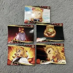 鬼滅の刃 煉獄杏寿郎 カルパス BIGシール5枚セット