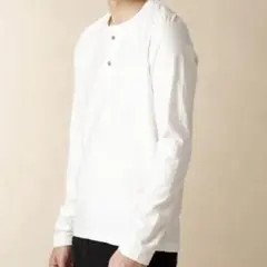 ヘンリーネック 長袖カットソー