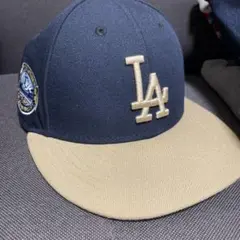 Los Angeles Dodgers ベースボールキャップ ネイビー/ベージュ