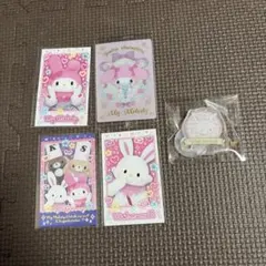 サンリオ マイメロ　メル　カード アクリルスタンド 5点セットのサムネイル