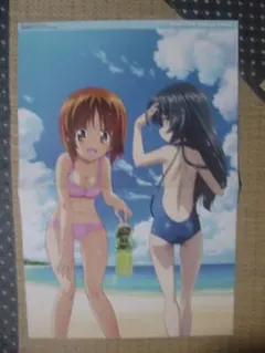 ガールズ&パンツァー(西住みほ 冷泉麻子)、新世界より 両面ピンナップポスター