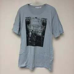 「即日発送」L ikka ライトブルー フォトプリントTシャツ