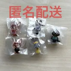 ズートピア2めじるしアクセサリーコンプセット+ハッピーくじニブルス