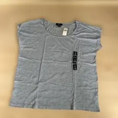 【新品未使用タグ付き】Gap グレーブルー Tシャツ Mサイズ