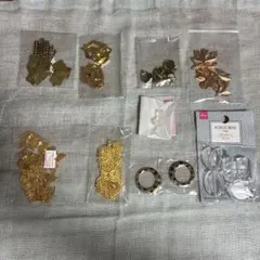 アクセサリーパーツ　金具　まとめ売り　ハンドメイド　金属パーツ　ピアス材料など②