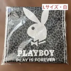 PLAYBOY 長袖カットソー ホワイト　 Lサイズ