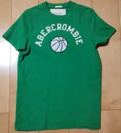 美品 Abercrombie&Fitch アバクロ Sサイズ Tシャツ グリーン