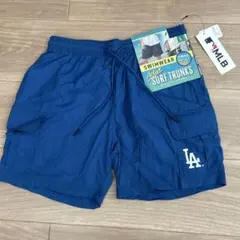 MLB メンズＬサイズ水陸両用ハーフパンツ　ブルー　LAのサムネイル