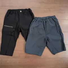 春夏ボトム140男子２点セット　WASK　無印良品