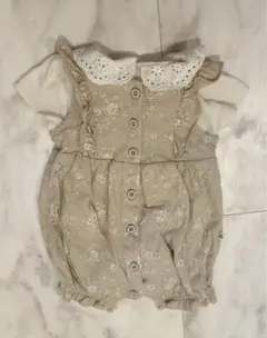 GAP 花柄ロンパース 2枚セット 3-6m
