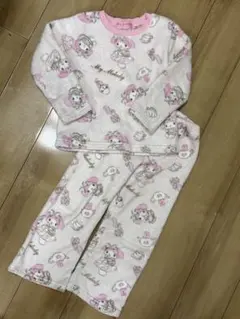 My Melody フリースパジャマ 120cm ふわふわ
