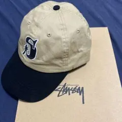 STUSSY Vintage S Low Pro Cap ベージュ 黒 - メルカリ