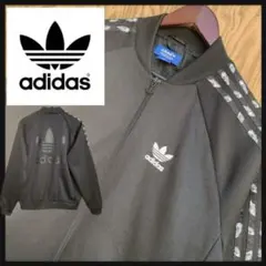 adidas★アディダス★スーパースター柄★トレフォイル★トラックジャケットXL