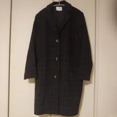 RETRO GIRL チェック柄ロングコート