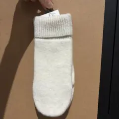 ユニクロ ヒートテックミトン 白 Mサイズ