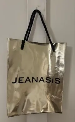 JEANASiS ショップ袋 ゴールドのサムネイル