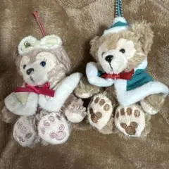 ディズニーシー　ダッフィー & シェリーメイ ストラップ