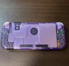 Nintendo Switch 本体 パープル スケルトンカスタム - メルカリ