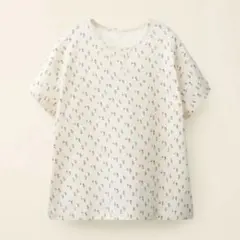 チューリップ柄ポインテルTシャツ CARAMEL LONDON ZARA 3-4のサムネイル