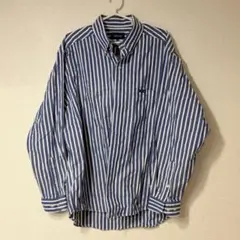 Polo Club ストライプ 長袖BDシャツ　LLサイズ　大きい服のサムネイル