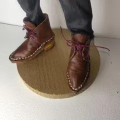 レザーミニチャッカブーツ