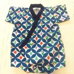 はらぺこあおむし 甚平 ロンパース 60-70cm